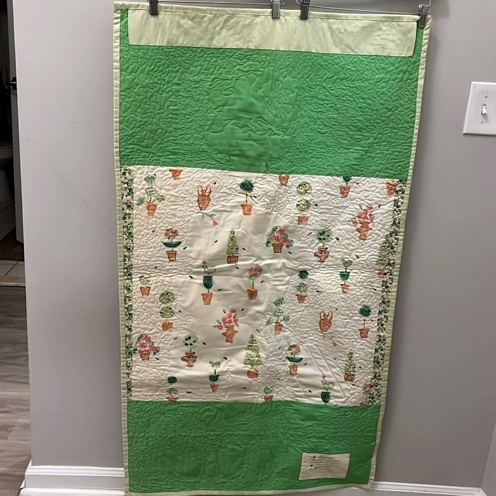 Completed Quilt Diva Wall Hanging Decor Amy Bradley Patchwork Appliqué 51” x 28”